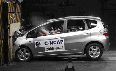 国产飞度碰撞视频,硬核解析安全性能